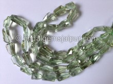 Green Amethyst Faceted Nuggets